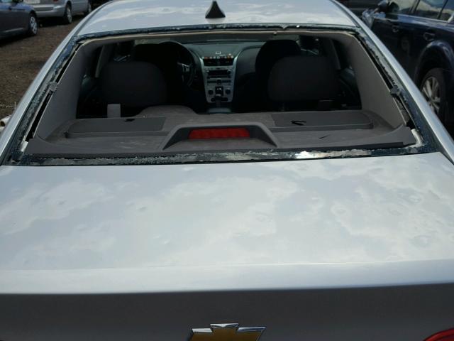 1G1ZC5EU1CF392892 - 2012 CHEVROLET MALIBU 1LT SILVER photo 9