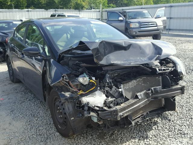 KNAFK4A65F5258540 - 2015 KIA FORTE LX BLACK photo 1