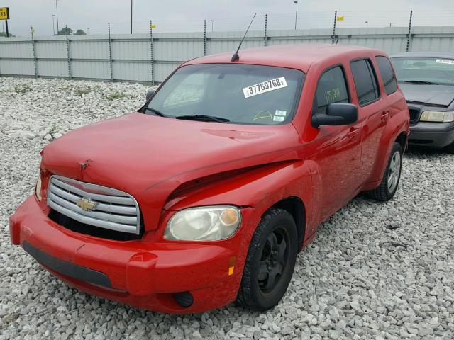 3GNCA13D58S723398 - 2008 CHEVROLET HHR LS RED photo 2