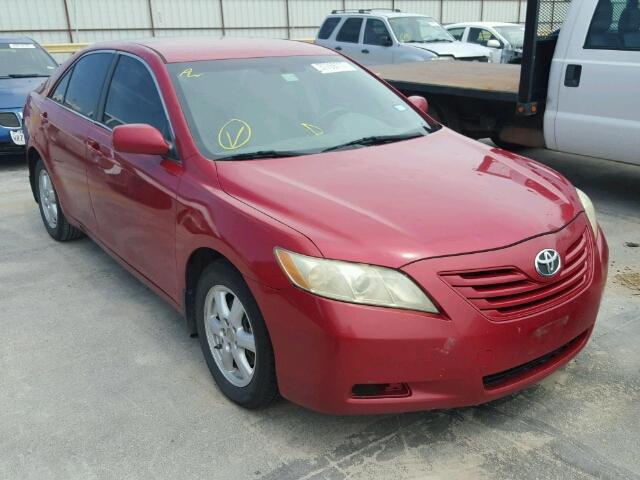 4T1BE46KX7U009796 - 2007 TOYOTA CAMRY CE/L RED photo 1