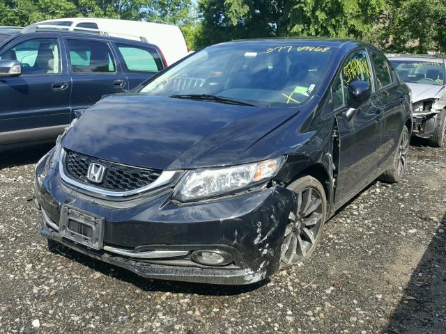 2HGFB2F90FH525832 - 2015 HONDA CIVIC EXL 黑色 照片 2