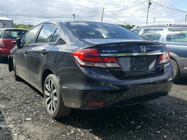2HGFB2F90FH525832 - 2015 HONDA CIVIC EXL 黑色 照片 3
