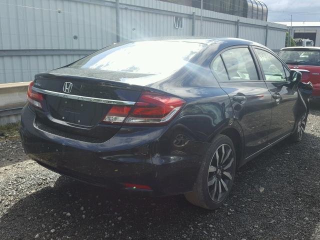 2HGFB2F90FH525832 - 2015 HONDA CIVIC EXL 黑色 照片 4