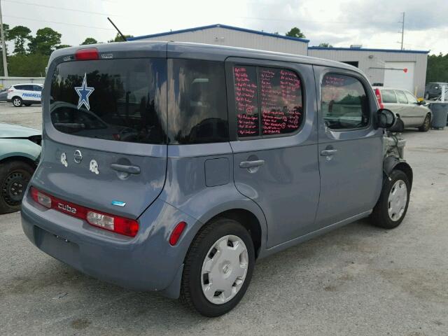 JN8AZ2KR6DT302273 - 2013 NISSAN CUBE GRAY photo 4