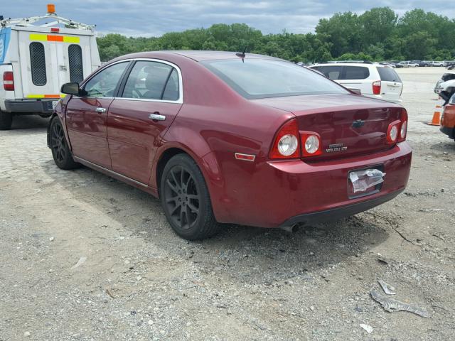 1G1ZE5EB8AF324014 - 2010 CHEVROLET MALIBU LTZ 栗色 照片 3