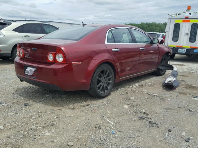1G1ZE5EB8AF324014 - 2010 CHEVROLET MALIBU LTZ 栗色 照片 4