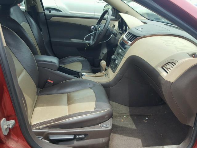 1G1ZE5EB8AF324014 - 2010 CHEVROLET MALIBU LTZ 栗色 照片 5