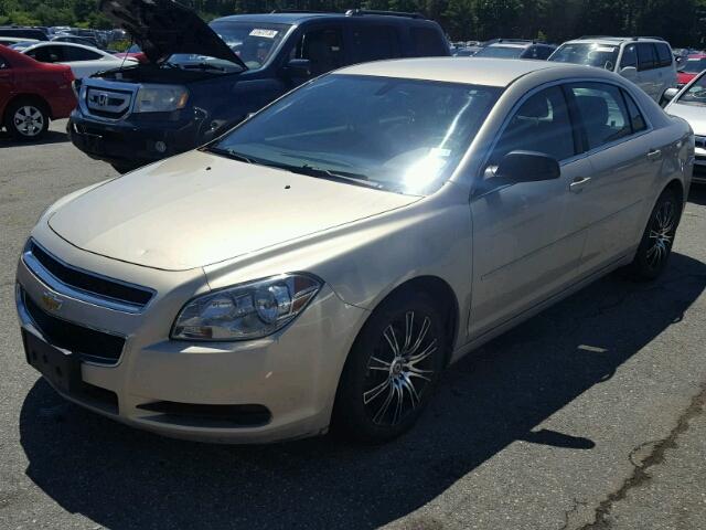 1G1ZA5EU1BF133243 - 2011 CHEVROLET MALIBU LS BEIGE photo 2