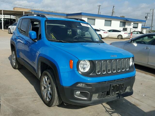 ZACCJBBT9FPB80885 - 2015 JEEP RENEGADE BLUE photo 1