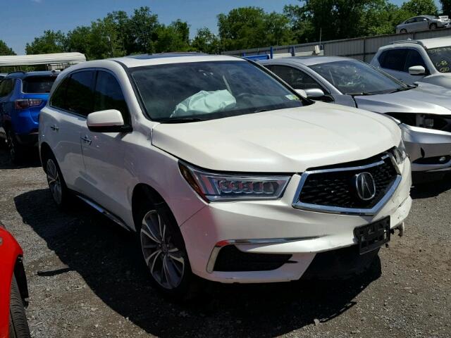 5J8YD4H55JL005789 - 2018 ACURA MDX TECHNO WHITE photo 1