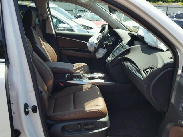 5J8YD4H55JL005789 - 2018 ACURA MDX TECHNO WHITE photo 5
