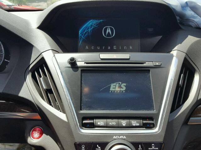 5J8YD4H55JL005789 - 2018 ACURA MDX TECHNO WHITE photo 9