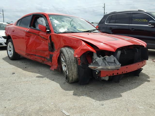 2C3CDXCT4EH245343 - 2014 DODGE CHARGER R/ RED photo 1