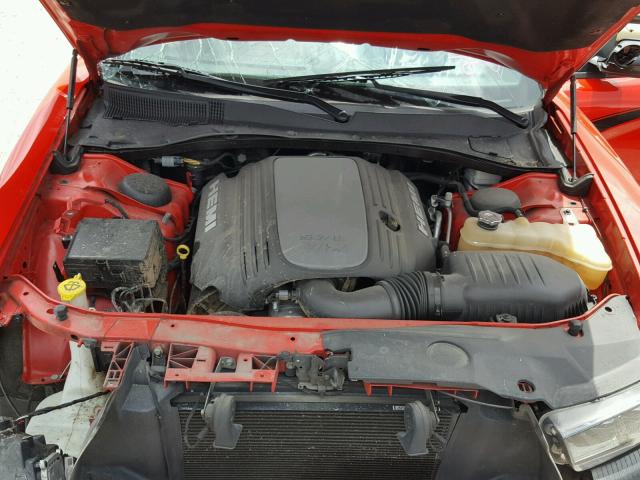 2C3CDXCT4EH245343 - 2014 DODGE CHARGER R/ RED photo 7