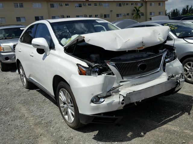 JTJZB1BA0A2400253 - 2010 LEXUS RX 450 WHITE photo 1