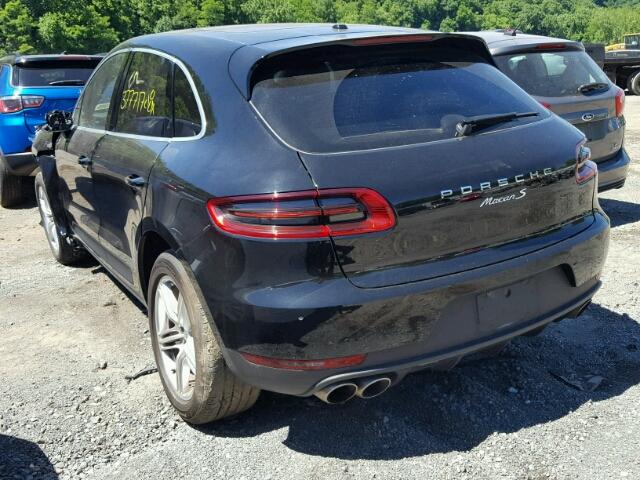 WP1AB2A58GLB43886 - 2016 PORSCHE MACAN S BLACK photo 3