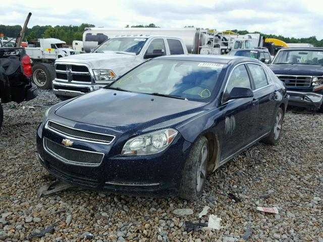 1G1ZJ57B69F178085 - 2009 CHEVROLET MALIBU 2LT BLUE photo 2