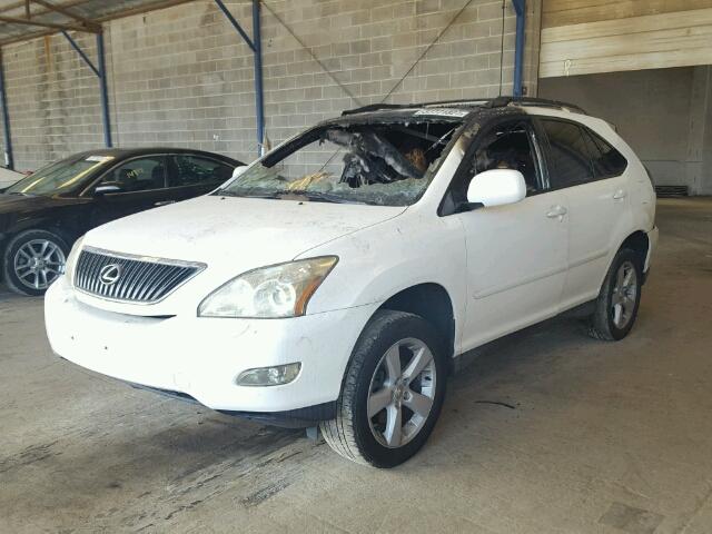 2T2HA31U65C071909 - 2005 LEXUS RX 330 WHITE photo 2