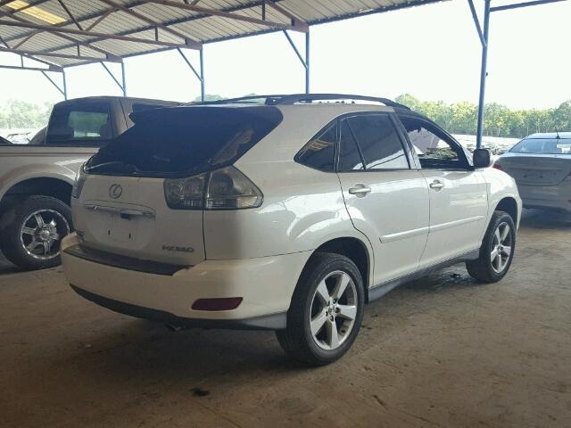 2T2HA31U65C071909 - 2005 LEXUS RX 330 WHITE photo 4