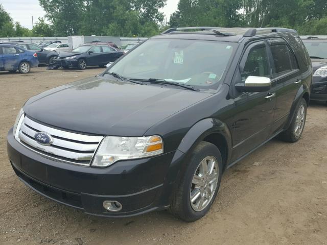 1FMDK03W88GA34116 - 2008 FORD TAURUS X L BLACK photo 2