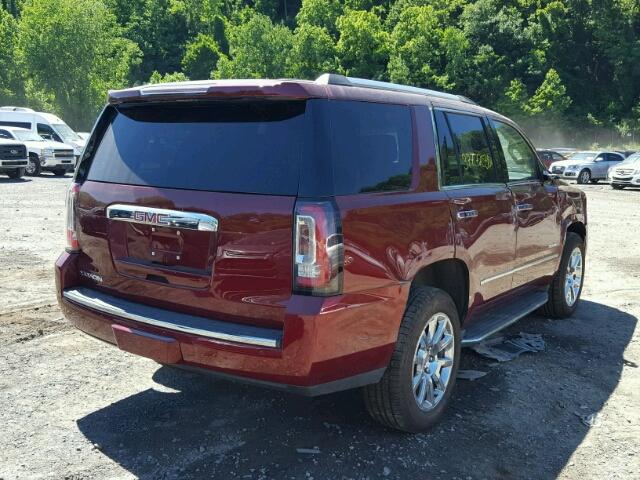 1GKS2CKJ5GR277182 - 2016 GMC YUKON DENA BURGUNDY photo 4