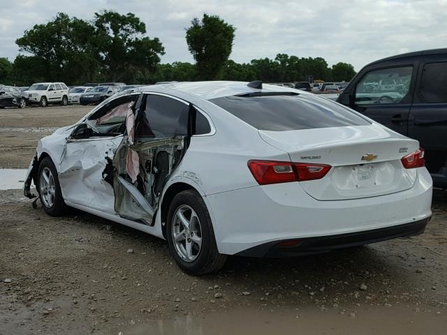 1G1ZB5ST9HF133802 - 2017 CHEVROLET MALIBU LS თეთრი ფოტო 3