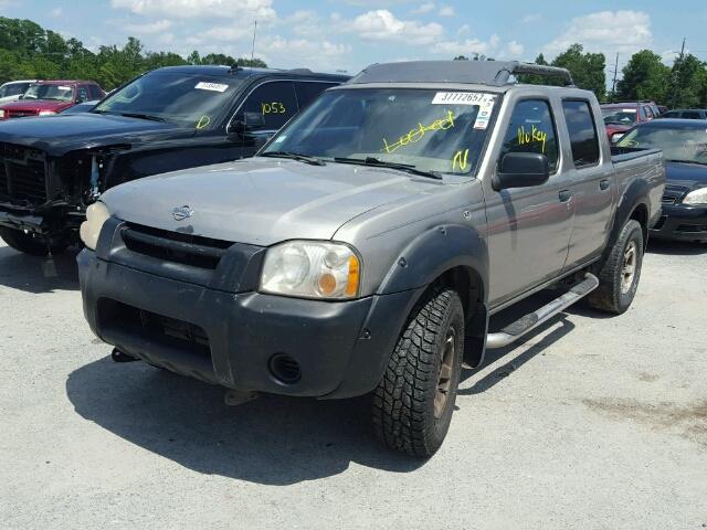 1N6ED27T31C342514 - 2001 NISSAN FRONTIER C TAN photo 2