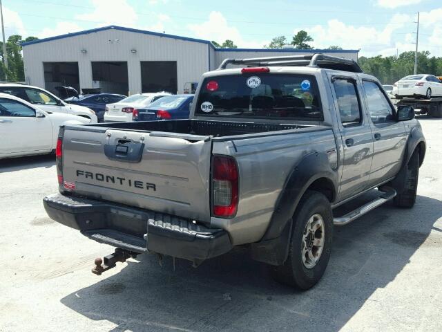 1N6ED27T31C342514 - 2001 NISSAN FRONTIER C TAN photo 4