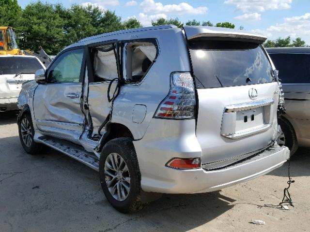 JTJJM7FX8F5109840 - 2015 LEXUS GX PREMIUM SILVER photo 3