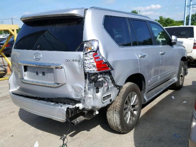 JTJJM7FX8F5109840 - 2015 LEXUS GX PREMIUM SILVER photo 4