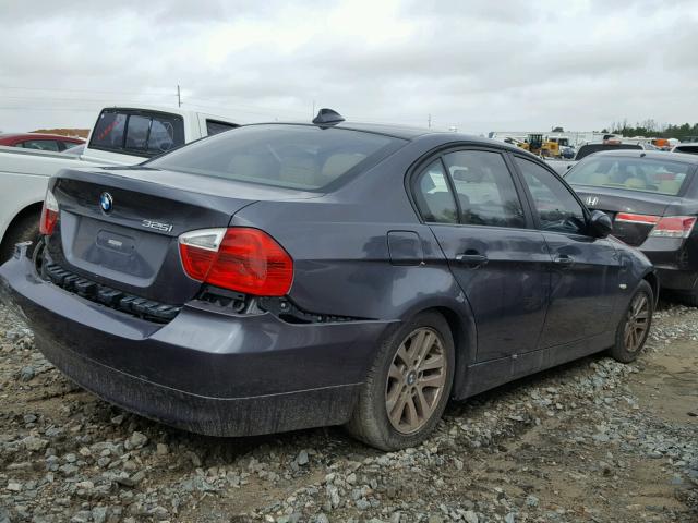 WBAVB13596KR63907 - 2006 BMW 325 I GRAY photo 4