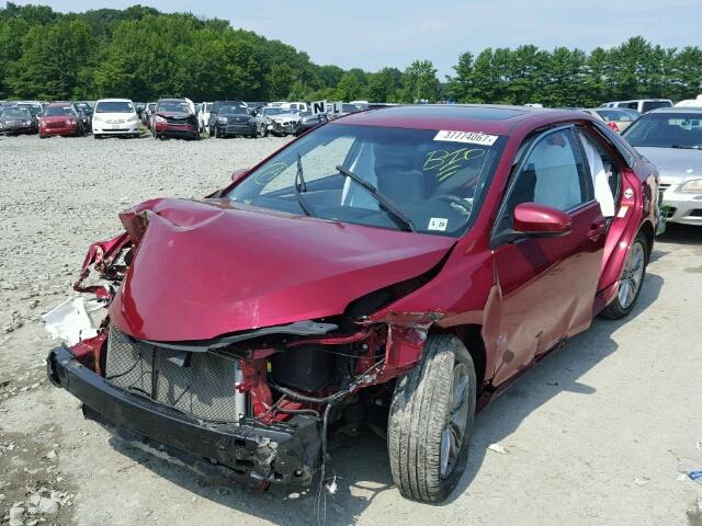 4T1BF1FK1FU944036 - 2015 TOYOTA CAMRY BURGUNDY photo 2