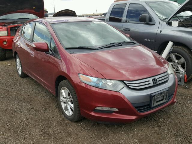 JHMZE2H79AS036277 - 2010 HONDA INSIGHT EX RED photo 1