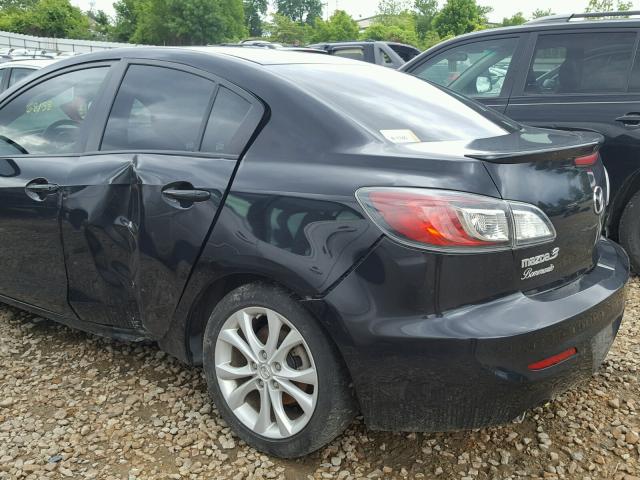 JM1BL1U57B1425403 - 2011 MAZDA 3 S BLACK photo 9