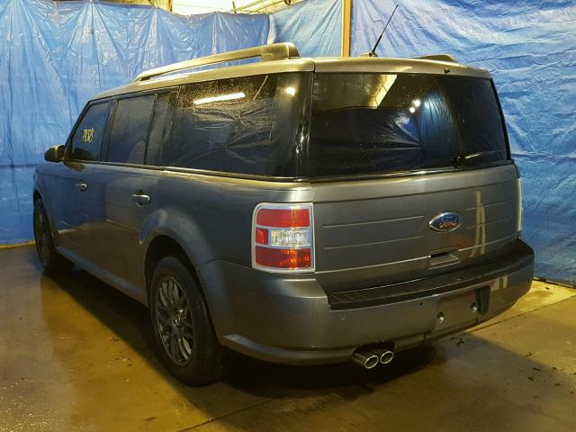 2FMDK51C39BA17755 - 2009 FORD FLEX SE GRAY photo 3