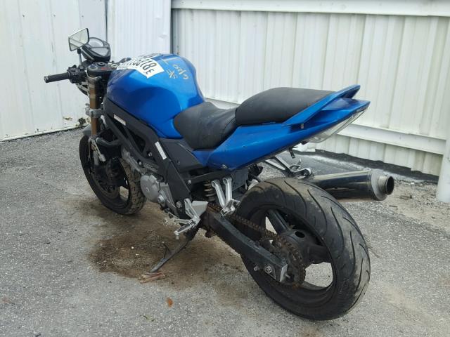 JS1VP53A262104564 - 2006 SUZUKI SV650 BLUE photo 3