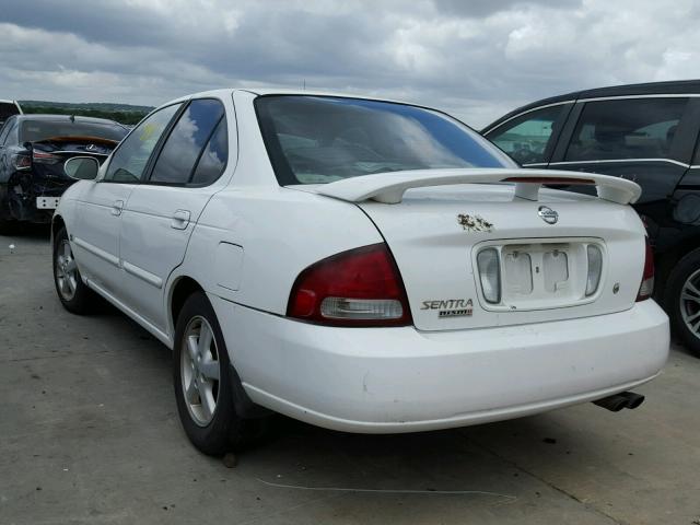 3N1AB51AX3L736053 - 2003 NISSAN SENTRA SE- WHITE photo 3