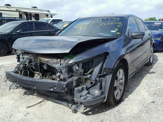 1HGCP26808A053970 - 2008 HONDA ACCORD EXL GRAY photo 2