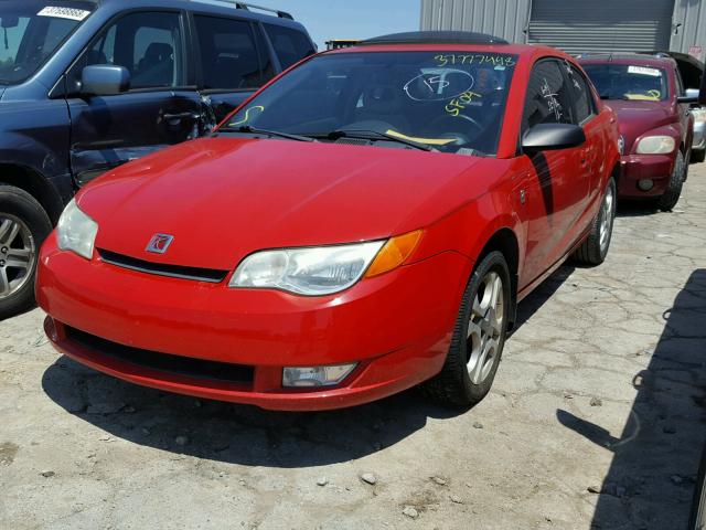1G8AW12F74Z120478 - 2004 SATURN ION LEVEL RED photo 2