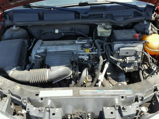 1G8AW12F74Z120478 - 2004 SATURN ION LEVEL RED photo 7