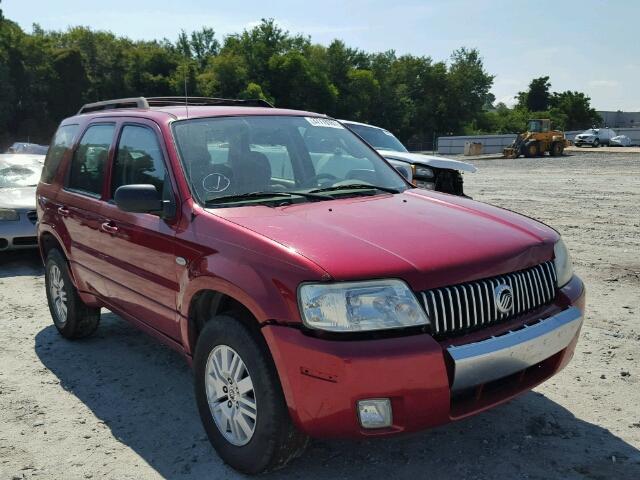 4M2CU80Z57KJ10498 - 2007 MERCURY MARINER RED photo 1