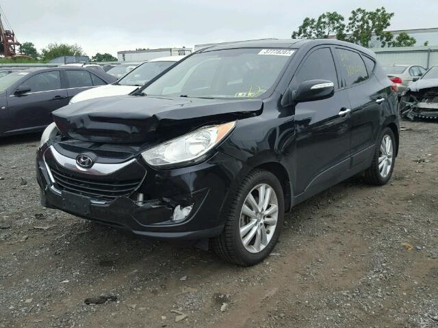 KM8JUCAC6CU454135 - 2012 HYUNDAI TUCSON GLS BLACK photo 2