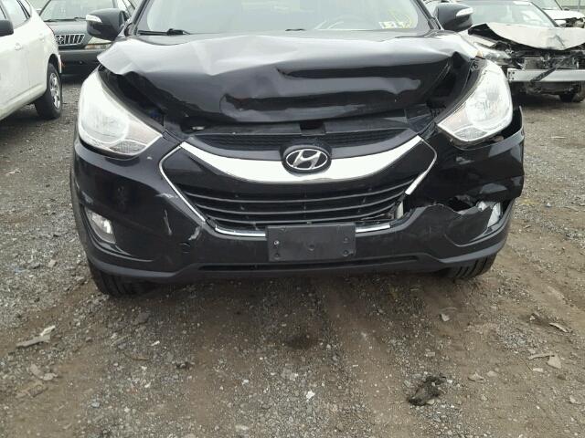 KM8JUCAC6CU454135 - 2012 HYUNDAI TUCSON GLS BLACK photo 9