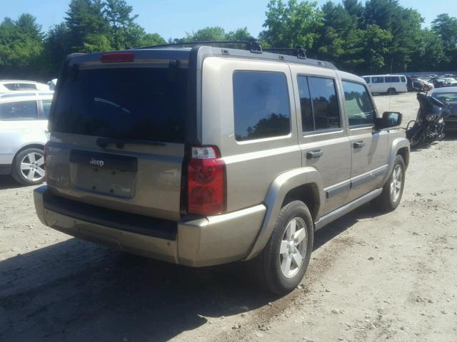 1J8HG48K86C307847 - 2006 JEEP COMMANDER თაფლისფერი ფოტო 4