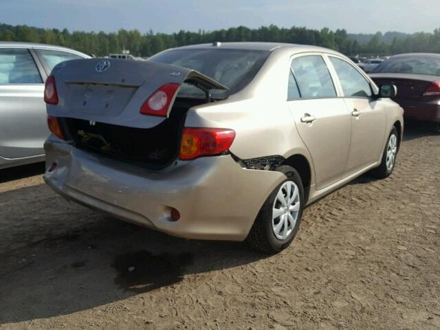 1NXBU4EE6AZ307784 - 2010 TOYOTA COROLLA BA GOLD photo 4