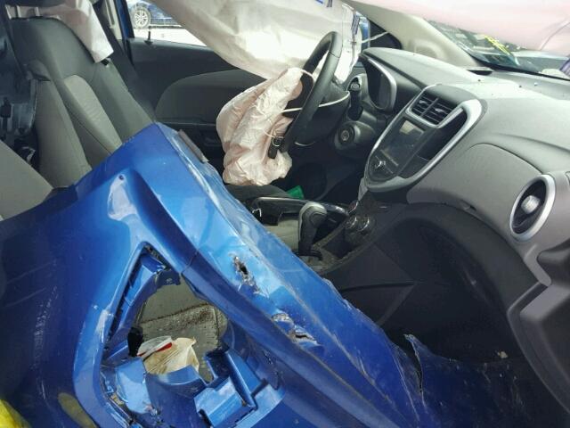 1G1JB5SH4H4126387 - 2017 CHEVROLET SONIC LS 蓝色 照片 5