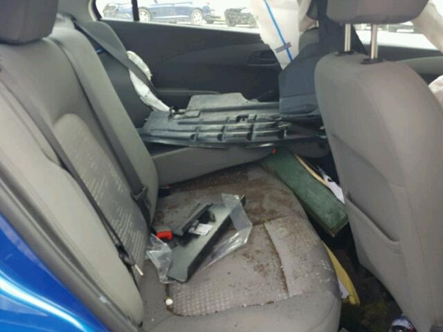 1G1JB5SH4H4126387 - 2017 CHEVROLET SONIC LS 蓝色 照片 6