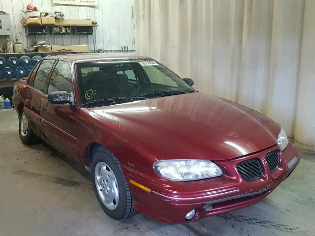 1G2NE52M5VM562873 - 1997 PONTIAC GRAND AM S MAROON photo 1