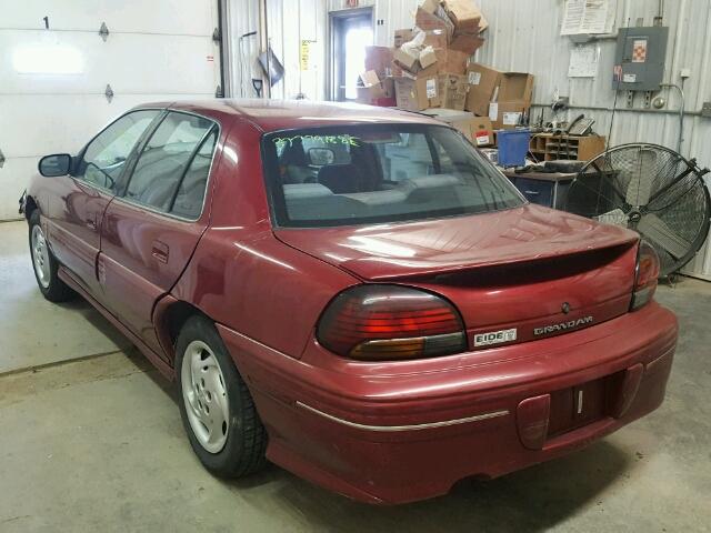 1G2NE52M5VM562873 - 1997 PONTIAC GRAND AM S MAROON photo 3