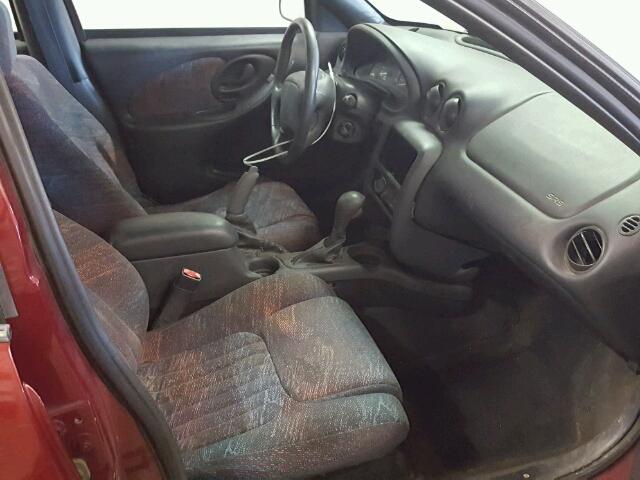 1G2NE52M5VM562873 - 1997 PONTIAC GRAND AM S MAROON photo 5